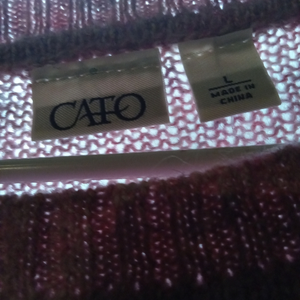 Women's pink sweater Cato brand